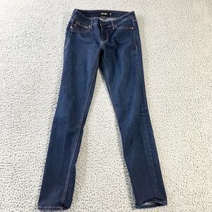 Miss Me Jeans Womens‎ 27 Blue DK Rinse Denim Straight Leg Made In USA Casual
